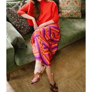 NEW BRITON COURT tiffany skirt in sugar coral